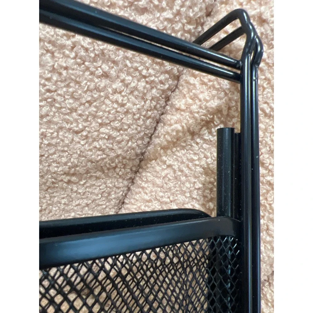 Universal Mesh File Frame Black Letter Size Hanging Folder Organizer UNV20003